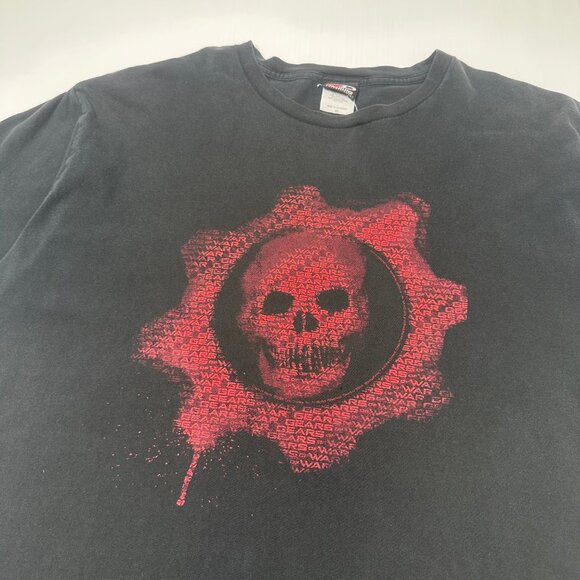 2000s Gears Of War Video Game Promo Tee XXL - Picture 2 of 4